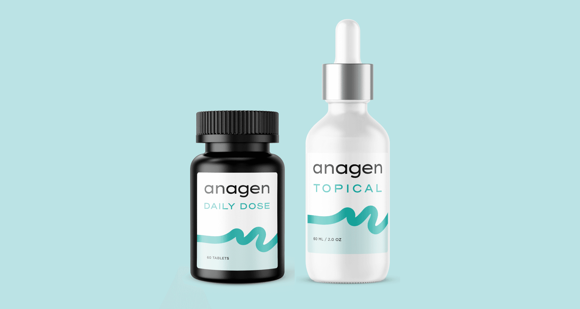 Anagen hair treatment bottles