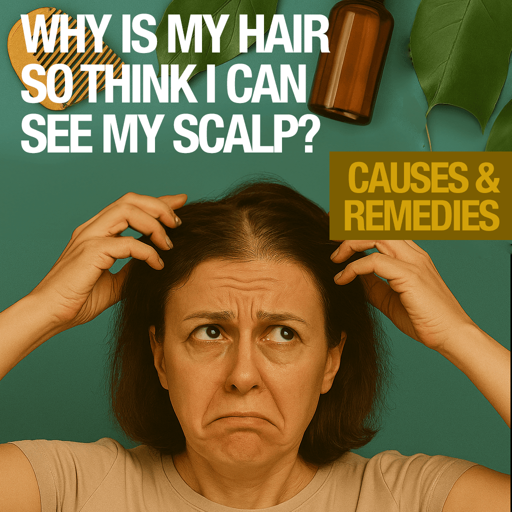 Why Is My Hair So Thin I Can See My Scalp? – Causes & Remedies