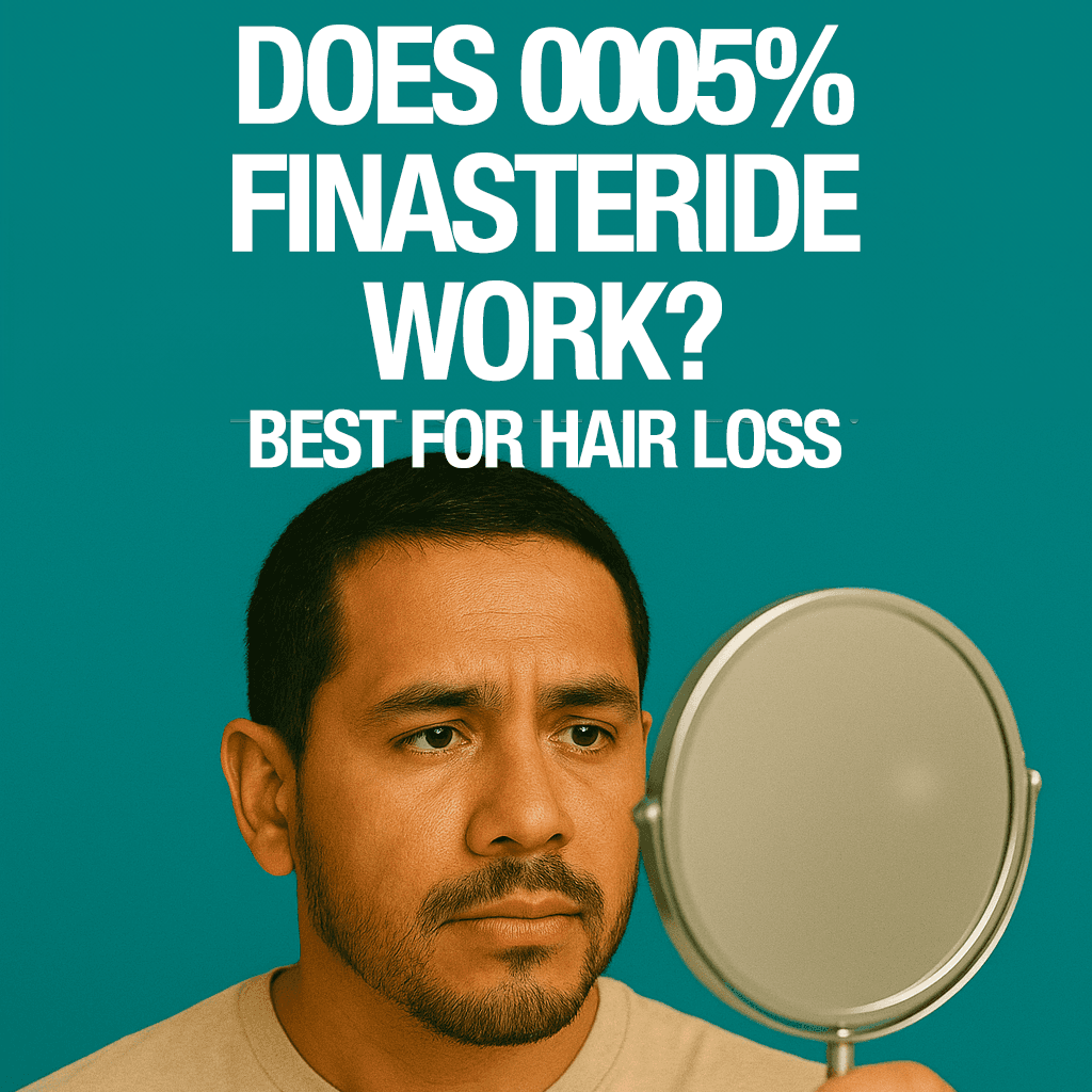Man Looking in Mirror – Does 0.005% Finasteride Work?